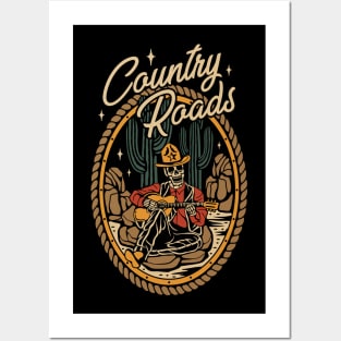 Country Roads Posters and Art